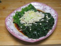 【厨艺学堂】蒜蓉菠菜